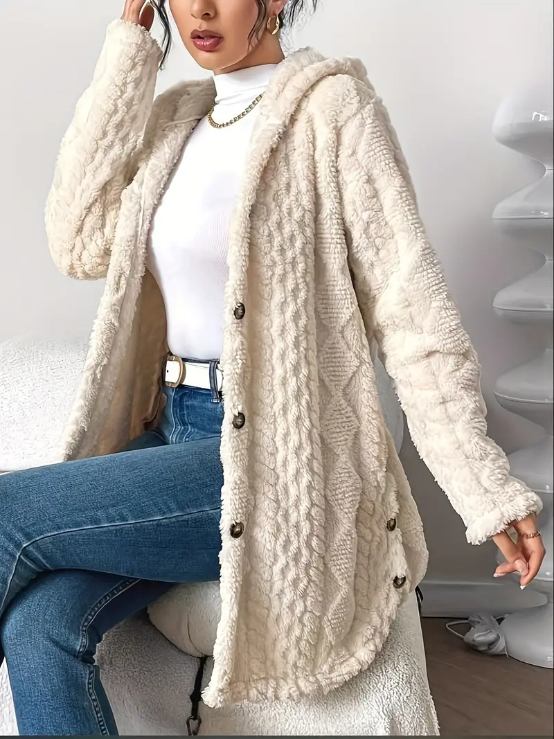 Adriana™ | Plush Hooded Cardigan - Image 11