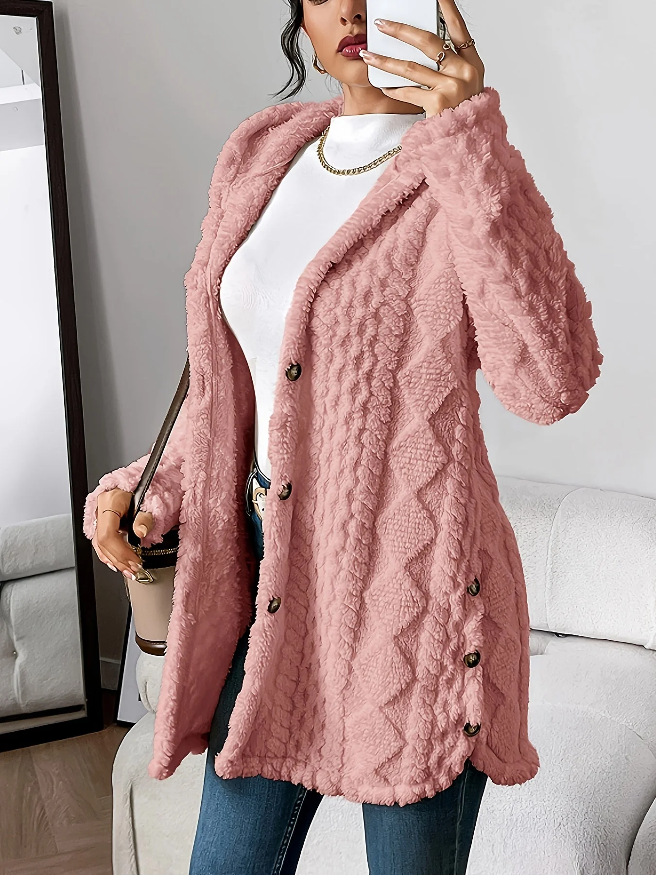 Adriana™ | Plush Hooded Cardigan - Image 8