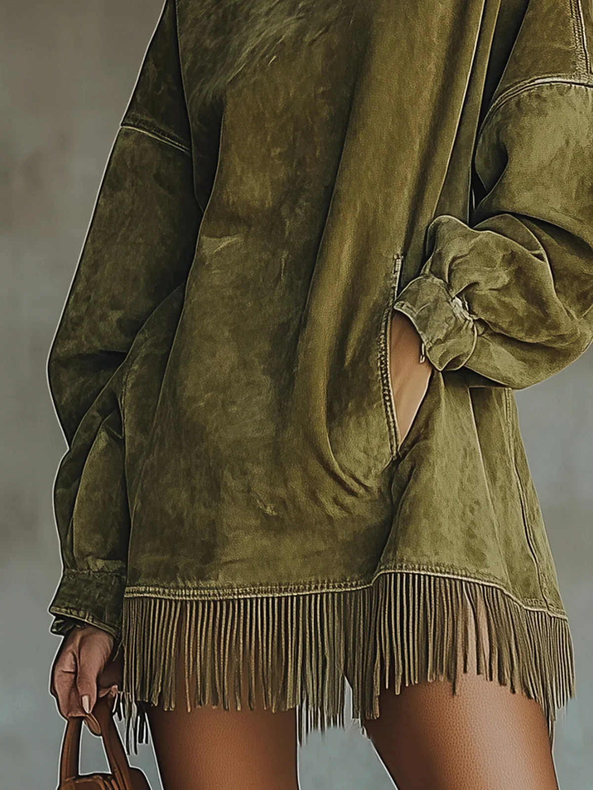 Alexandra™ | Cozy Fringe Dress - Image 5