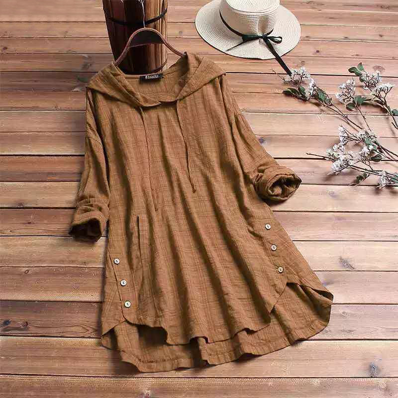 Amara™ | Plaid Comfort Hoodie Dress - Image 2