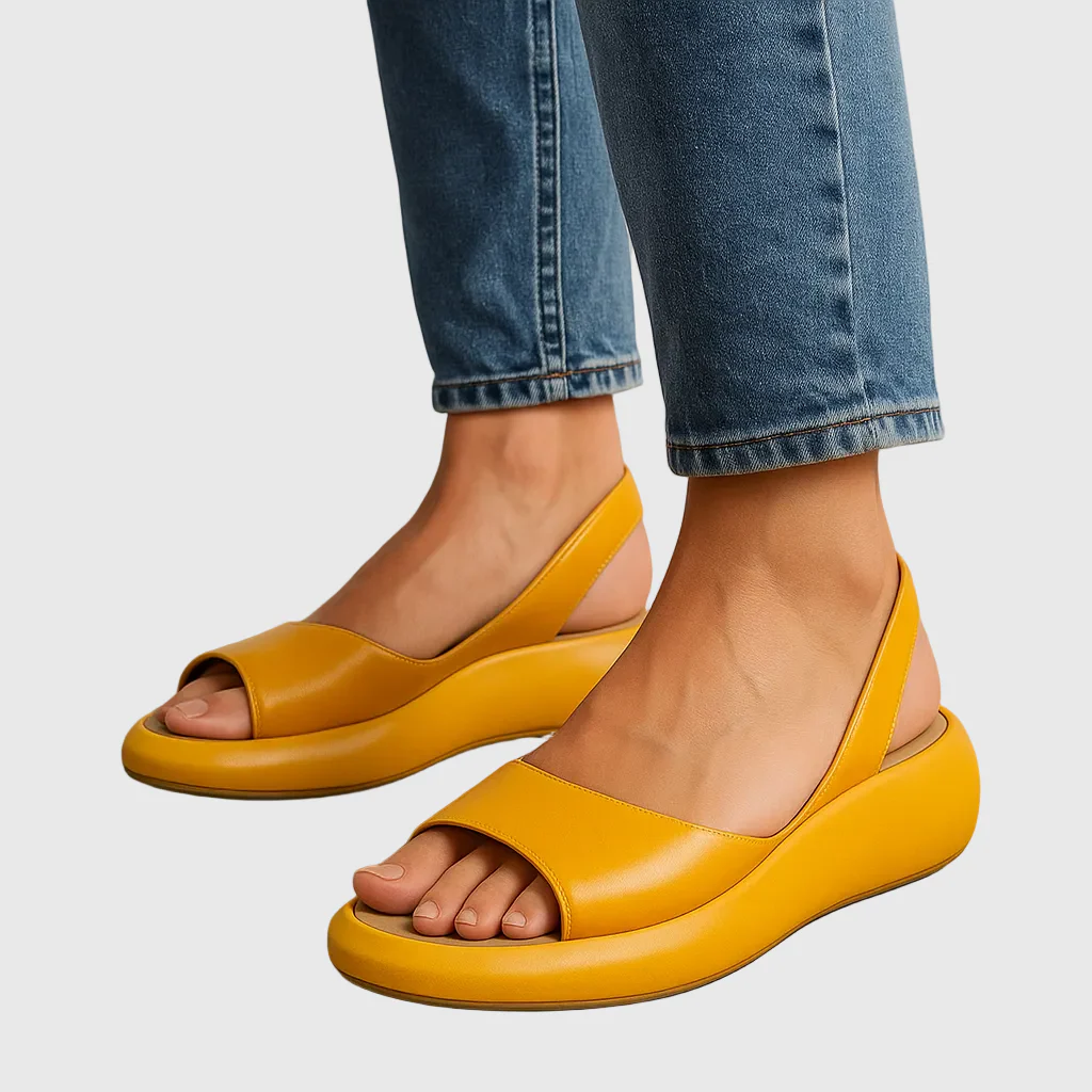 Amelia | Women's Open Toe Slip-On Sandals - Image 2