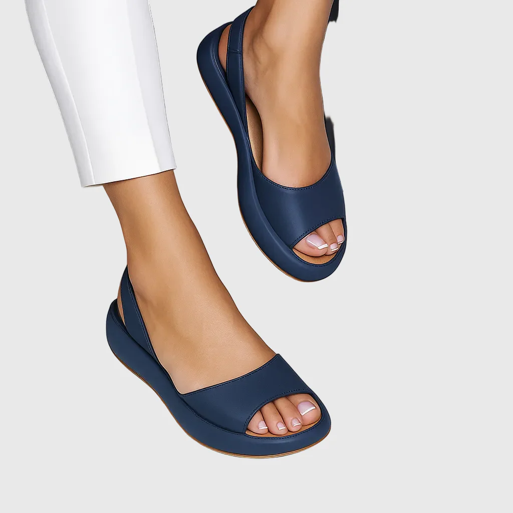 Amelia | Women's Open Toe Slip-On Sandals - Image 4