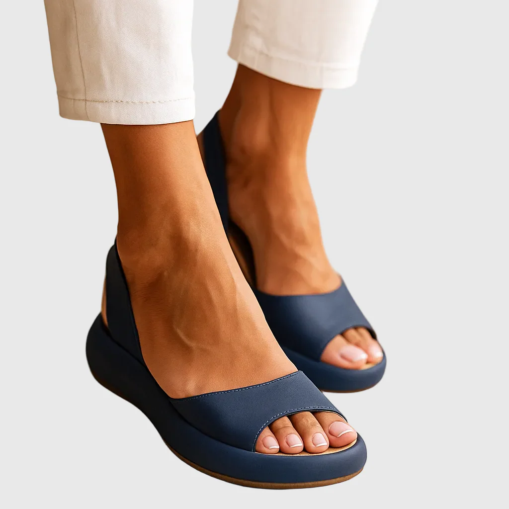 Amelia | Women's Open Toe Slip-On Sandals - Image 6