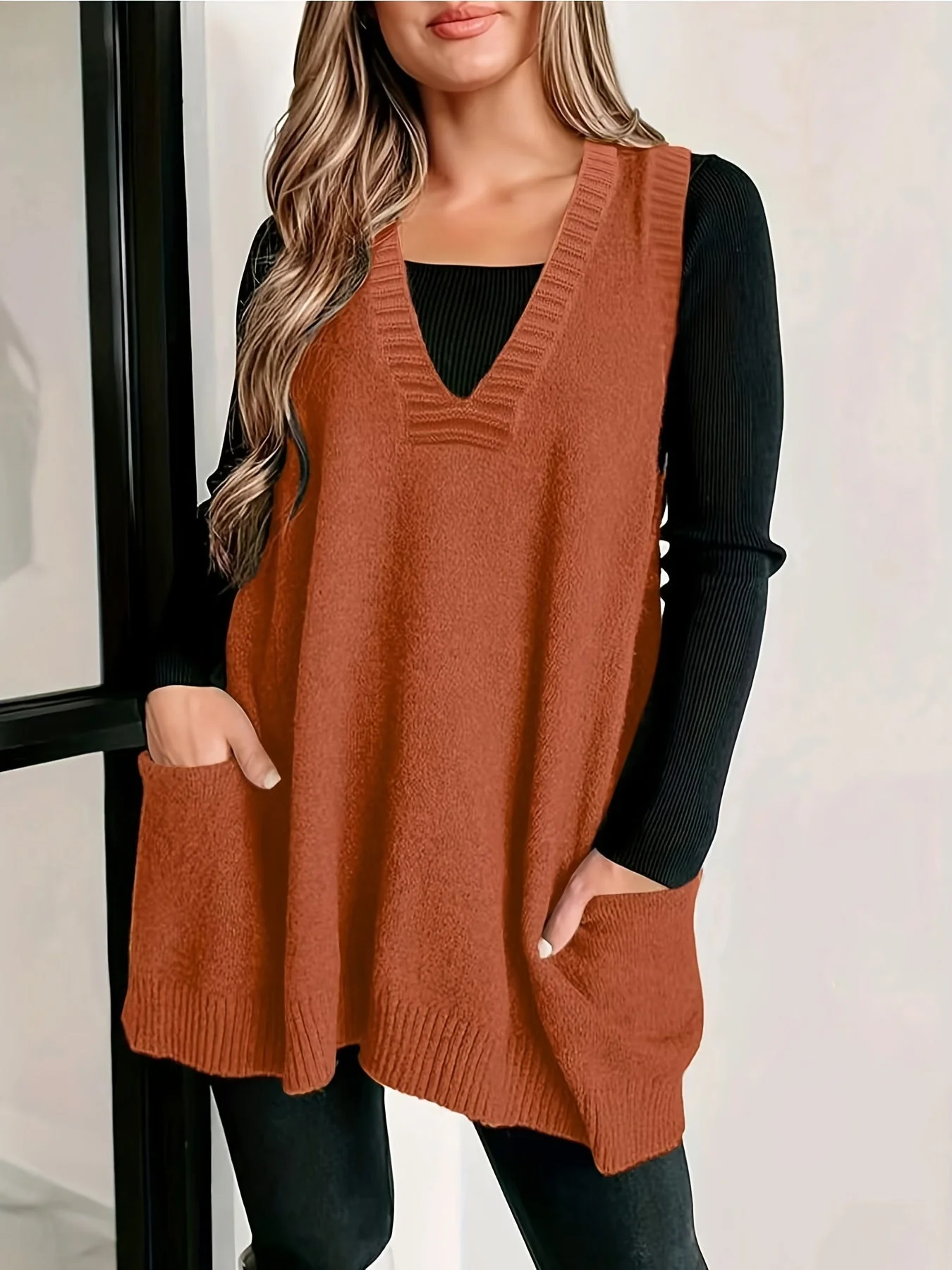Aria™ | Casual V-Neck Vest - Image 4
