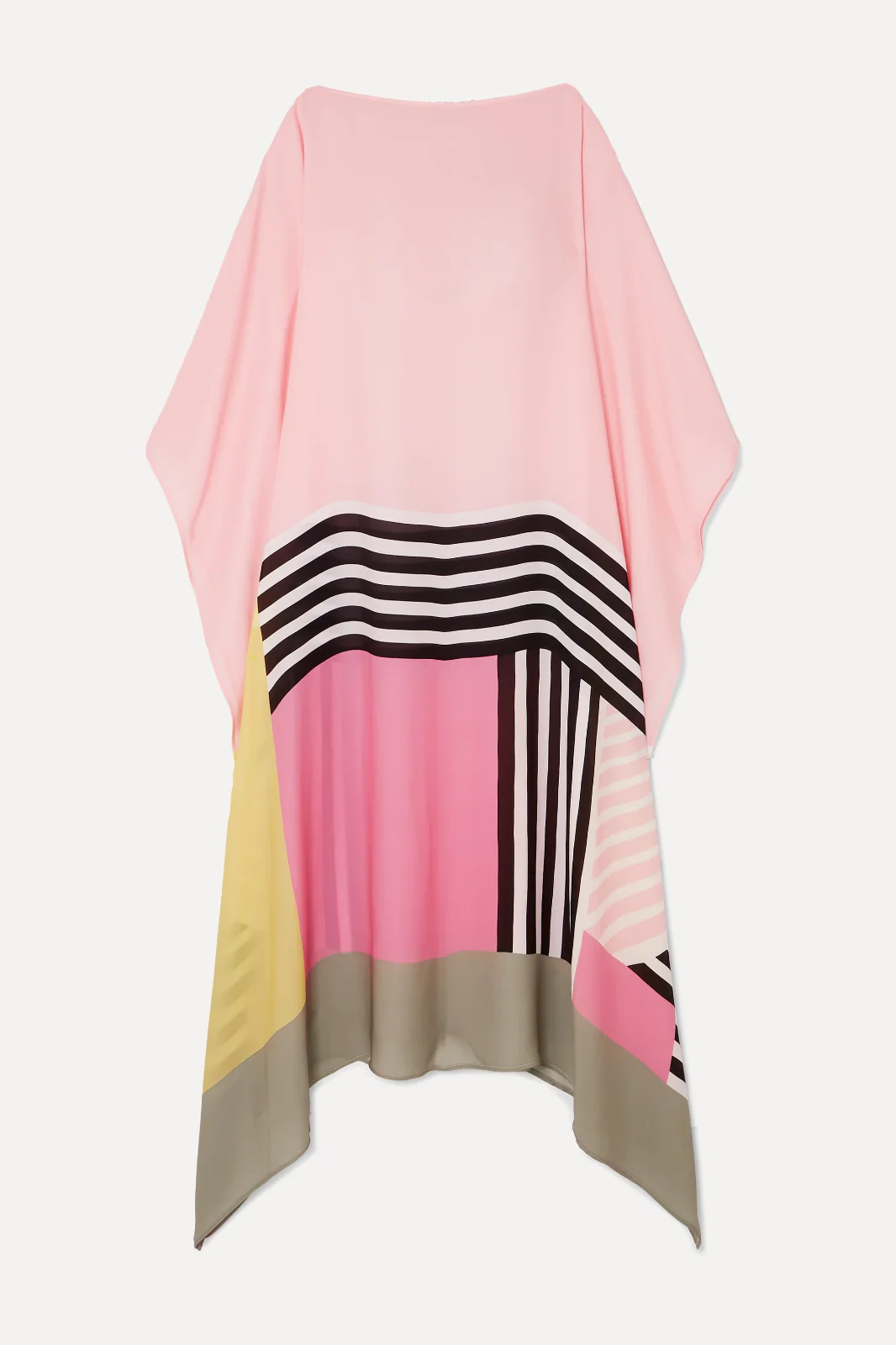 Aria | Women's Caftan Dress Geometric Print Batwing Sleeve Maxi Dress - Image 10