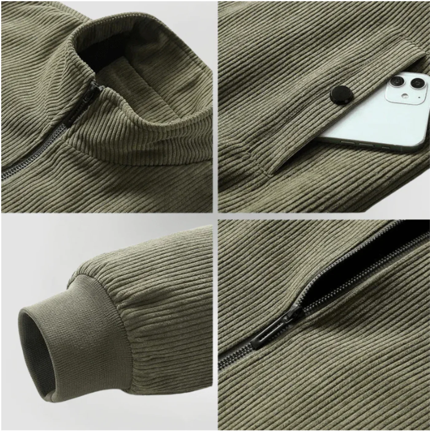 Ashford™ | Corduroy Jacket with Warm Sherpa Lining - Image 5