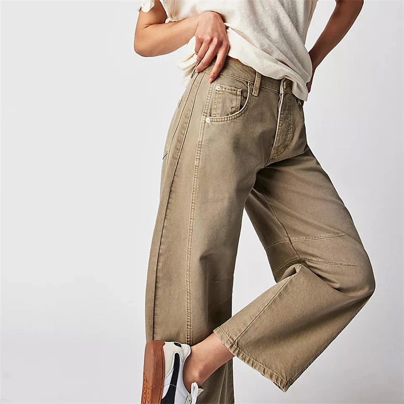Barrel | Women's High Waist Barrel Leg Jeans Relaxed Fit Denim - Image 17
