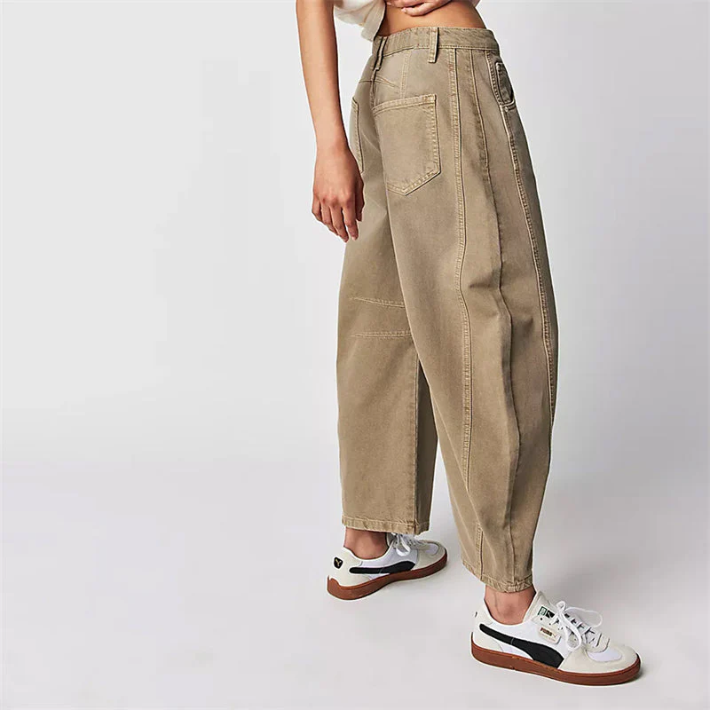 Barrel | Women's High Waist Barrel Leg Jeans Relaxed Fit Denim - Image 18