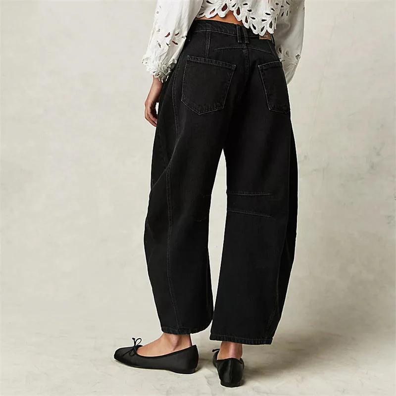 Barrel | Women's High Waist Barrel Leg Jeans Relaxed Fit Denim - Image 23