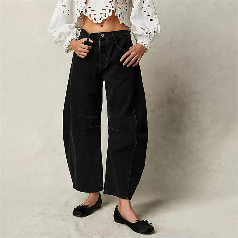 Barrel | Women's High Waist Barrel Leg Jeans Relaxed Fit Denim - Image 4