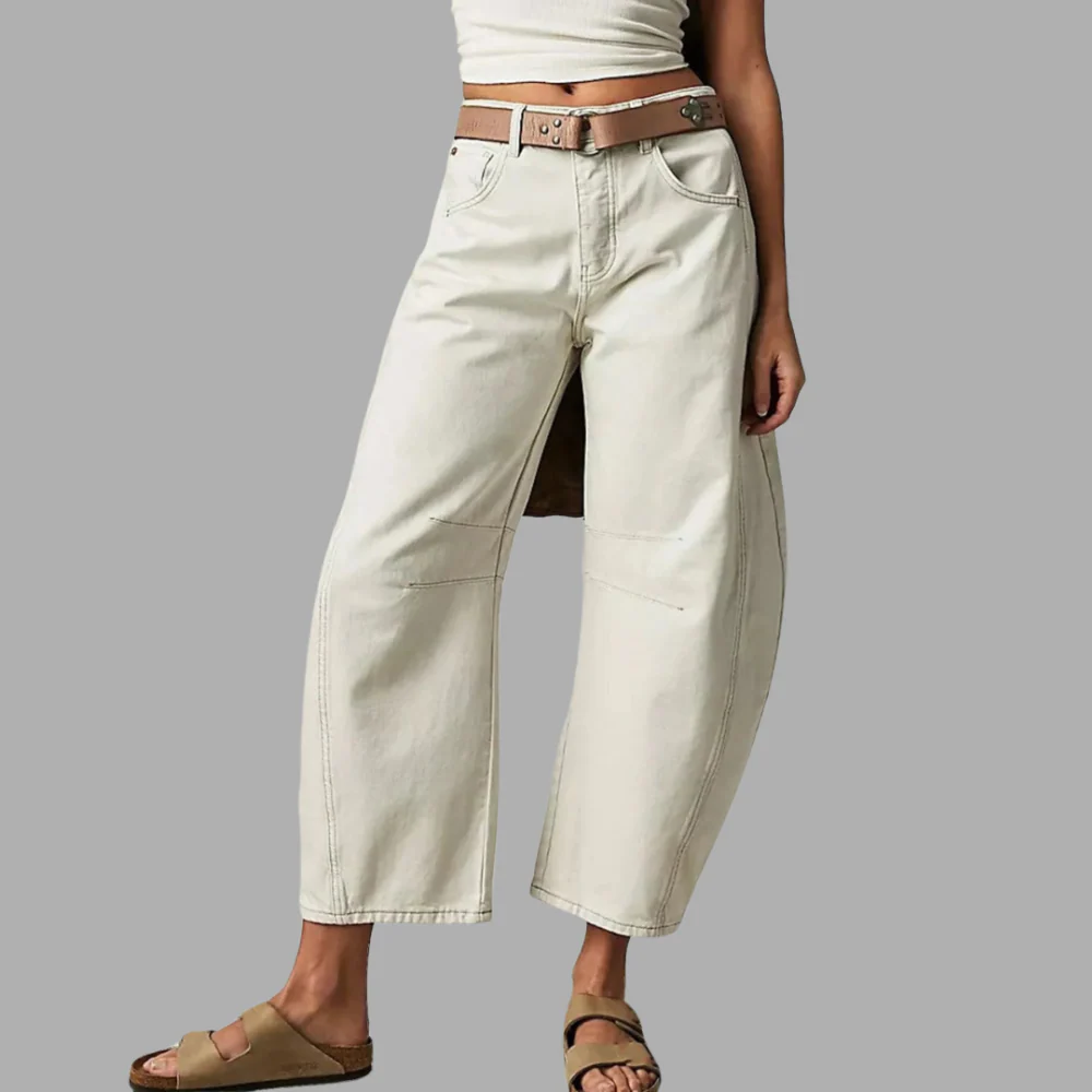 Barrel | Women's High Waist Barrel Leg Jeans Relaxed Fit Denim - Image 5
