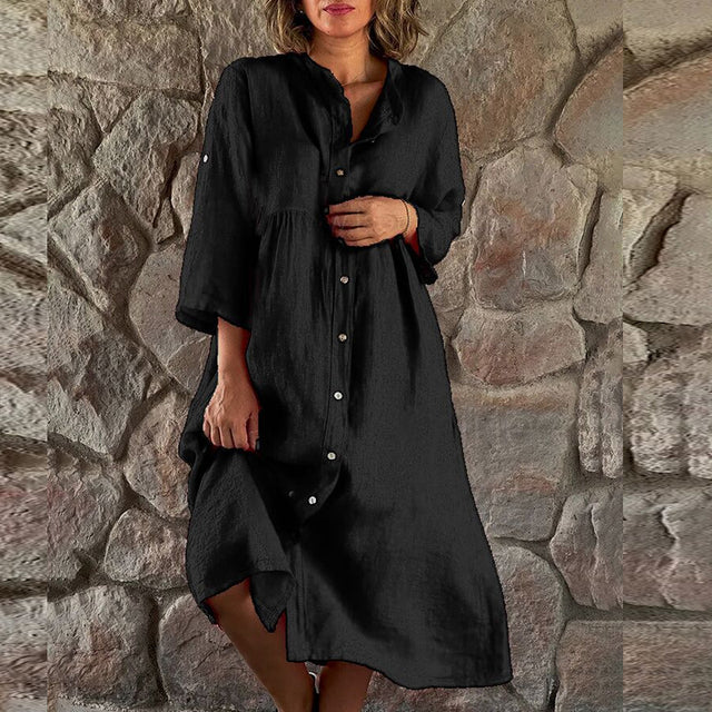 Briar | Women's Flowy Elegant Midi Dress Evening - Image 4