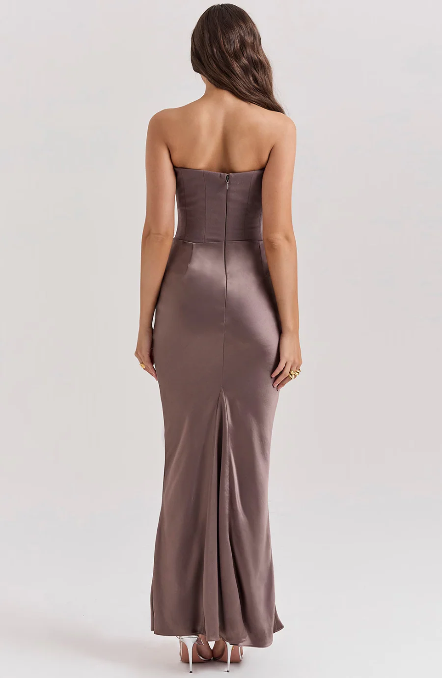 Camellia | Women's Wedding Guest Lace Strapless Dress Evening - Image 11