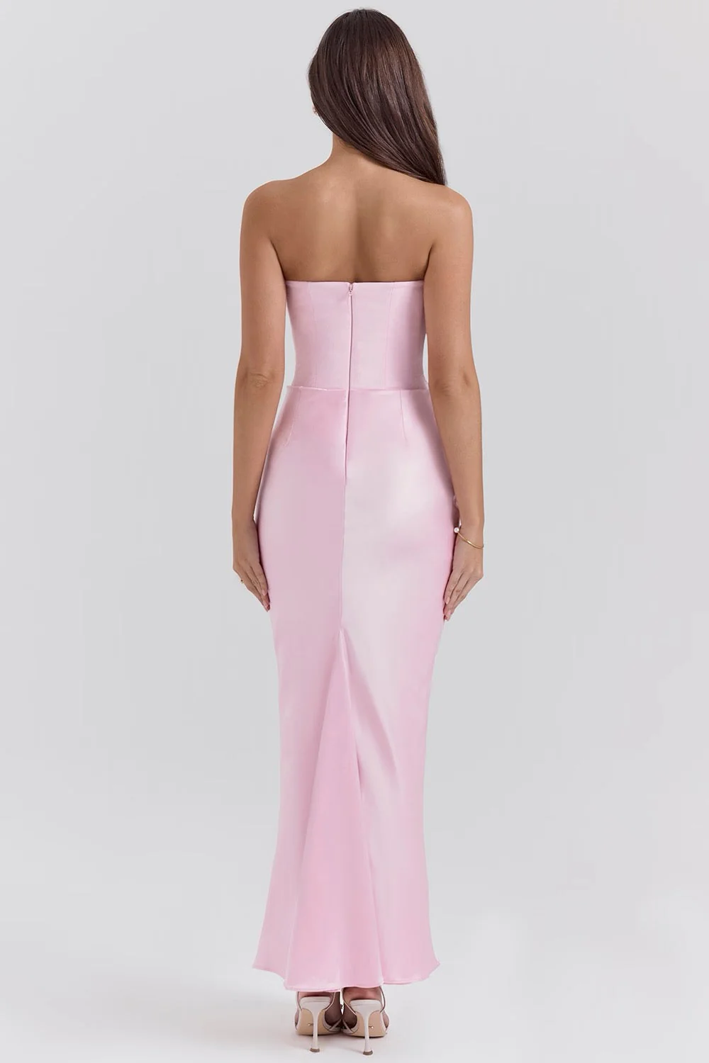 Camellia | Women's Wedding Guest Lace Strapless Dress Evening - Image 21