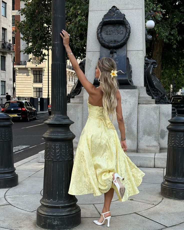 Caroline | Women's Wedding Guest Embellished V-Neck Dress - Image 5