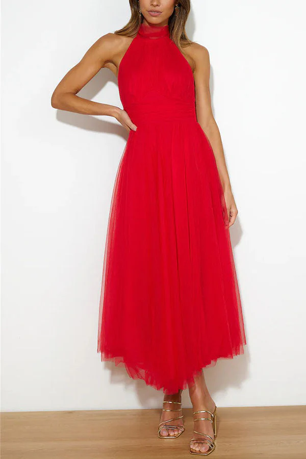 Catalina | Women's Wedding Guest Tulle Dress - Image 8