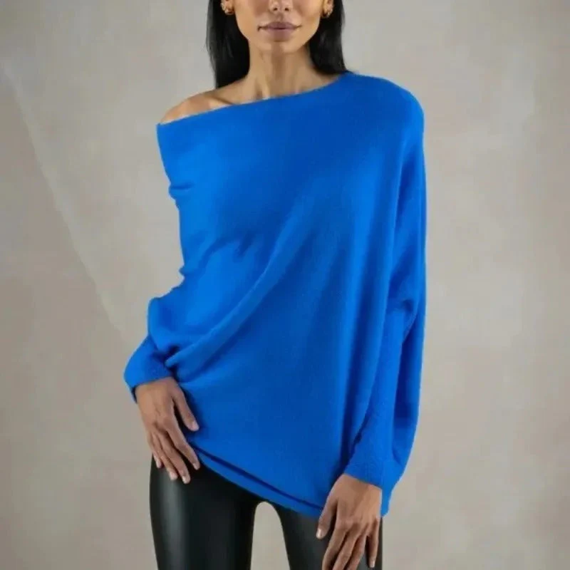 Celestina | Women's Off Shoulder Long Sleeve Sweater - Image 13