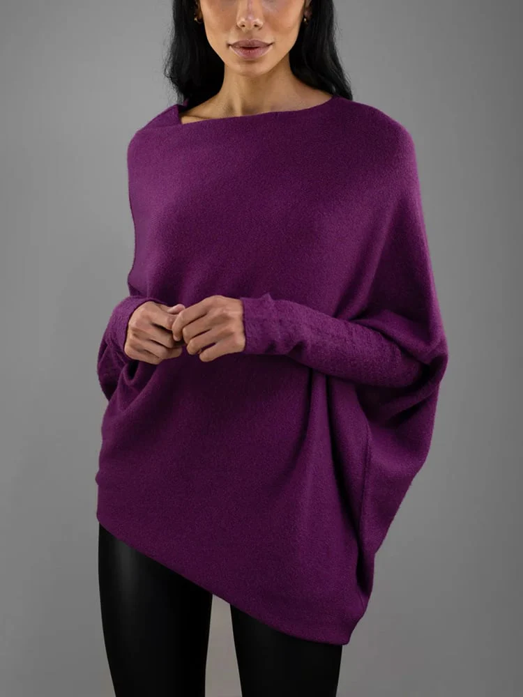 Celestina | Women's Off Shoulder Long Sleeve Sweater - Image 14