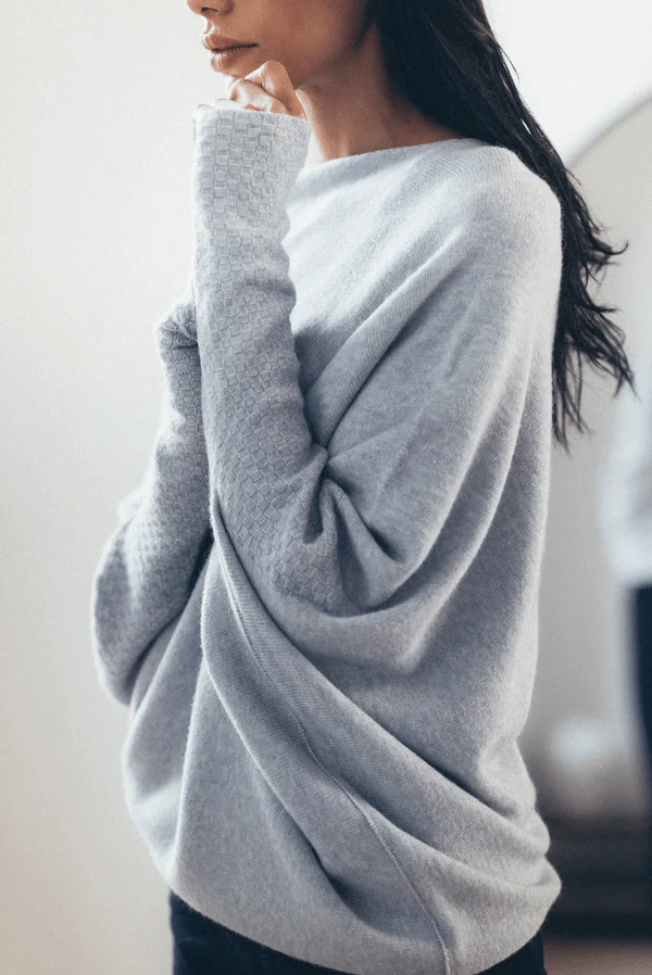 Celestina | Women's Off Shoulder Long Sleeve Sweater - Image 4