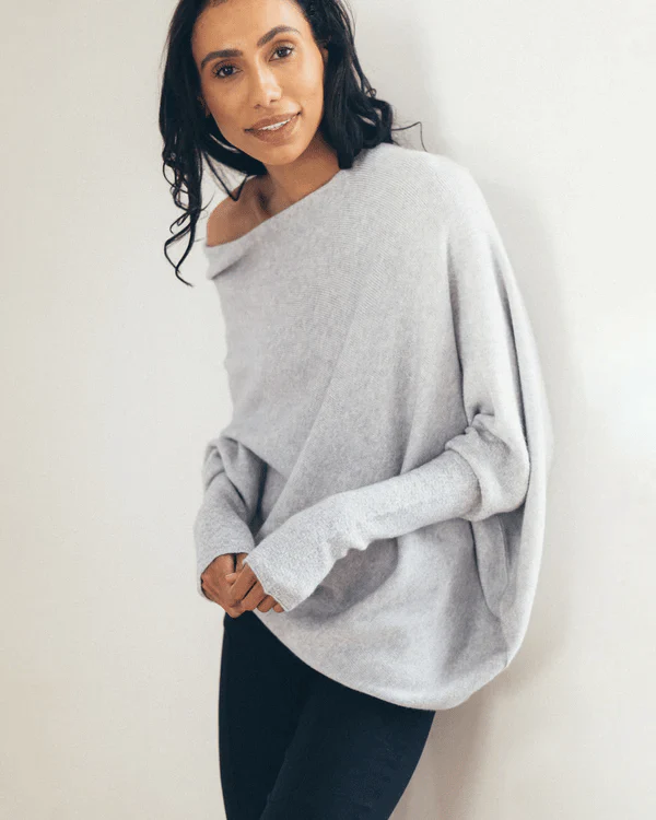 Celestina | Women's Off Shoulder Long Sleeve Sweater - Image 5