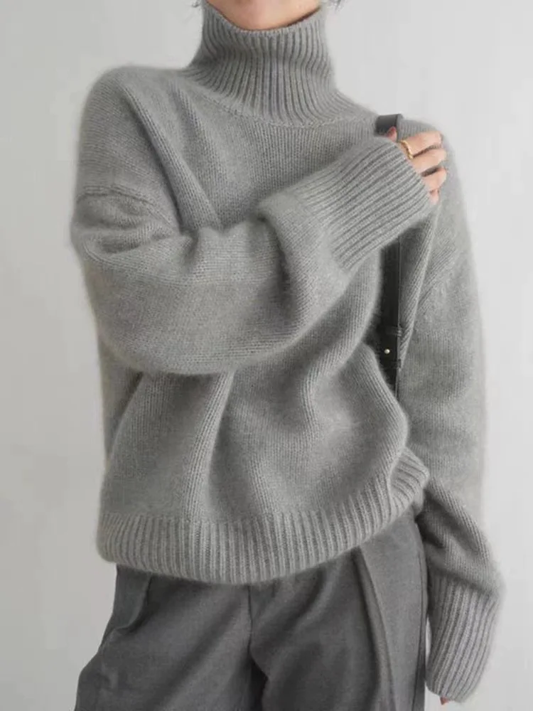 Chloe™ | Sweater With High Collar - Image 2