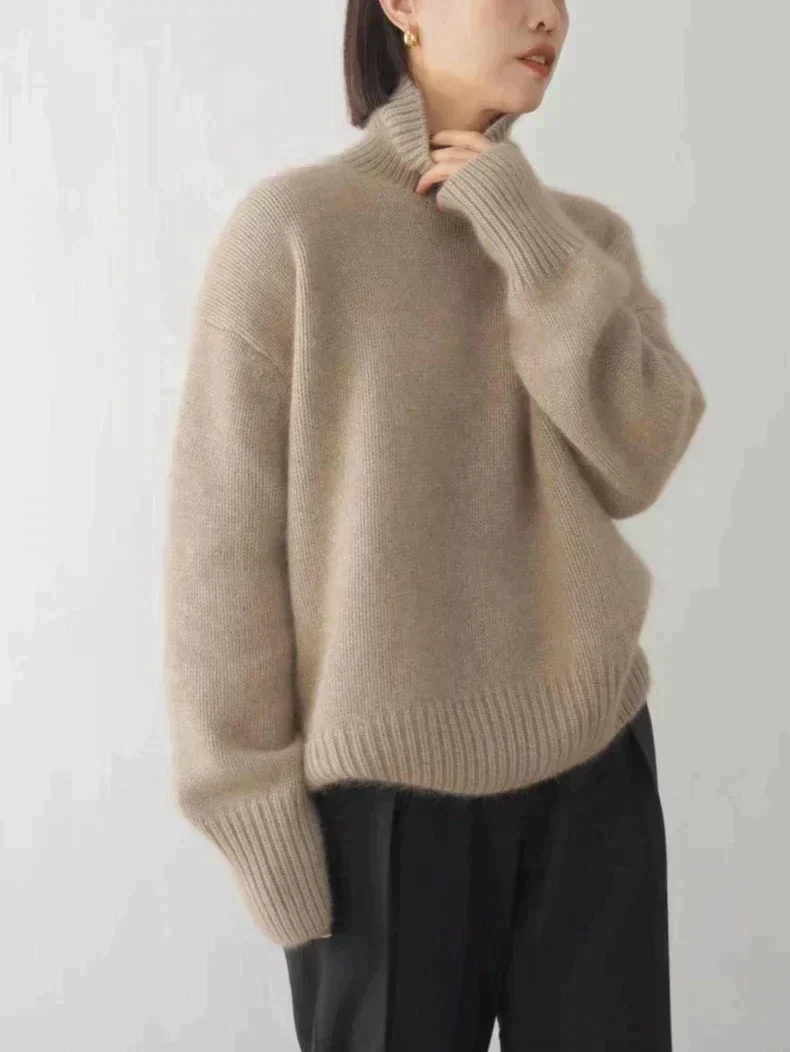 Chloe™ | Sweater With High Collar - Image 3