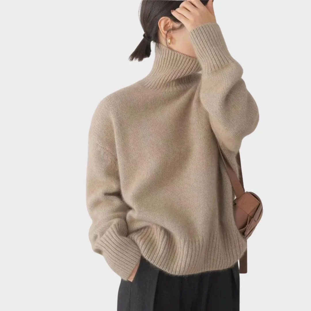 Chloe™ | Sweater With High Collar - Image 4