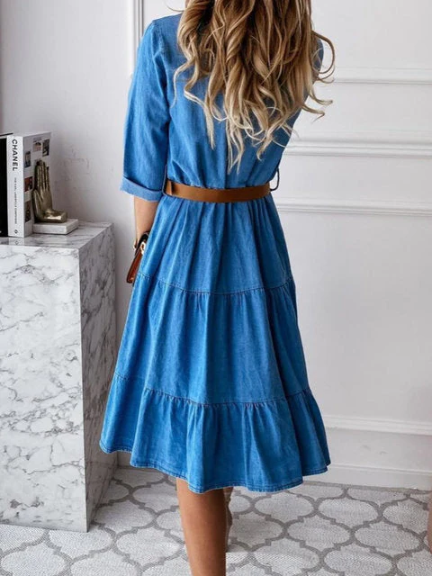 Clementine | Women's Flowy Dress Casual Summer - Image 2