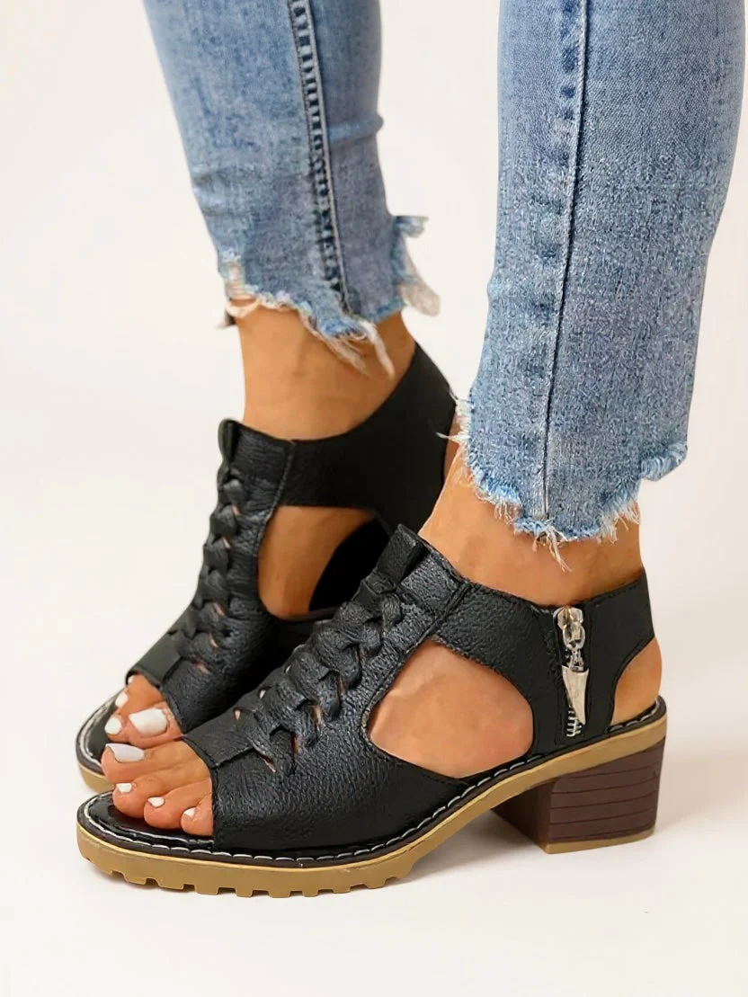 Cordelia | Women's Block Heel Cushioned Sandals - Image 3