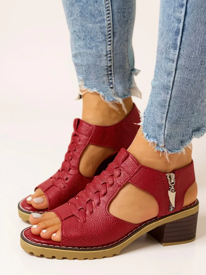 Cordelia | Women's Block Heel Cushioned Sandals - Image 4