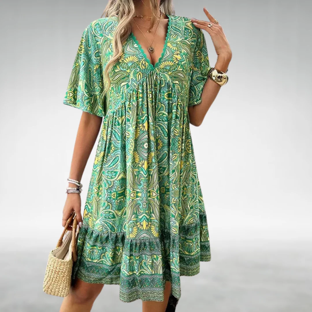 Dahlia | Women's Draped Elegant Dress Cocktail - Image 2