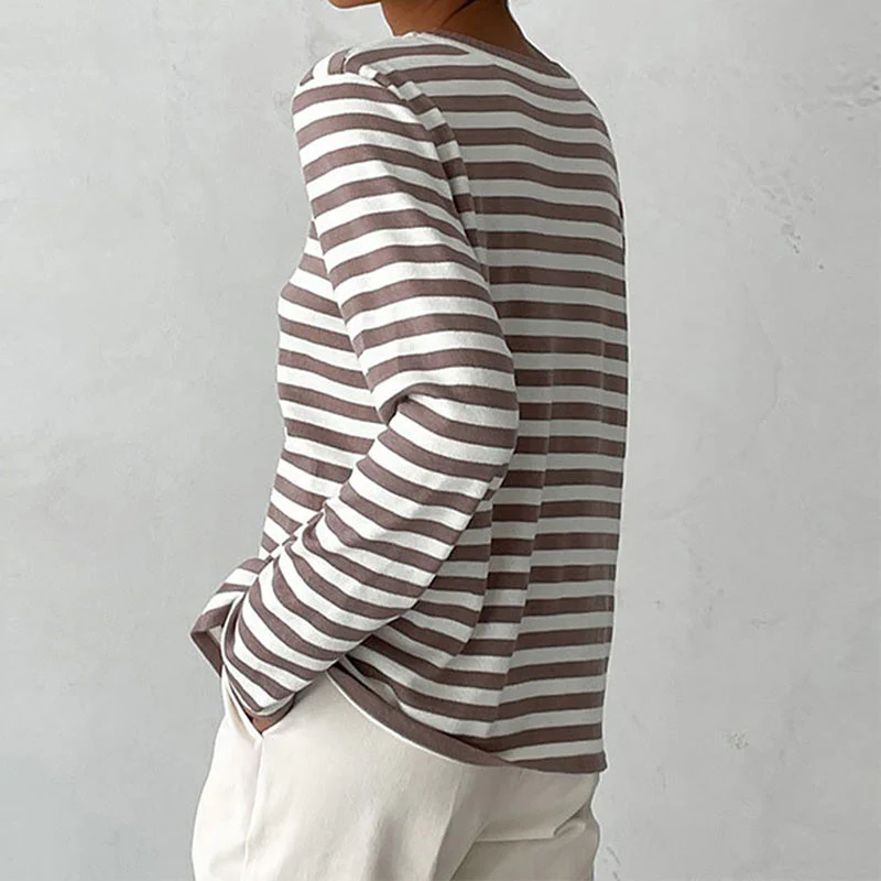 Dana™ | Elegant Striped Summer T-Shirt - Image 13