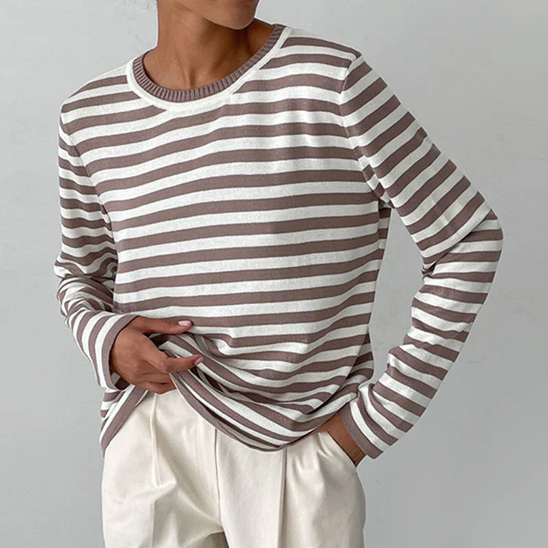 Dana™ | Elegant Striped Summer T-Shirt - Image 2