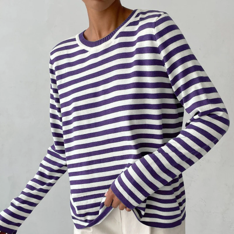 Dana™ | Elegant Striped Summer T-Shirt - Image 7