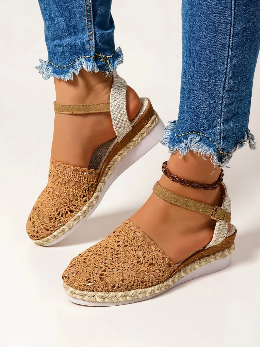 Darby | Women's Boho Woven Platform Sandals - Image 10