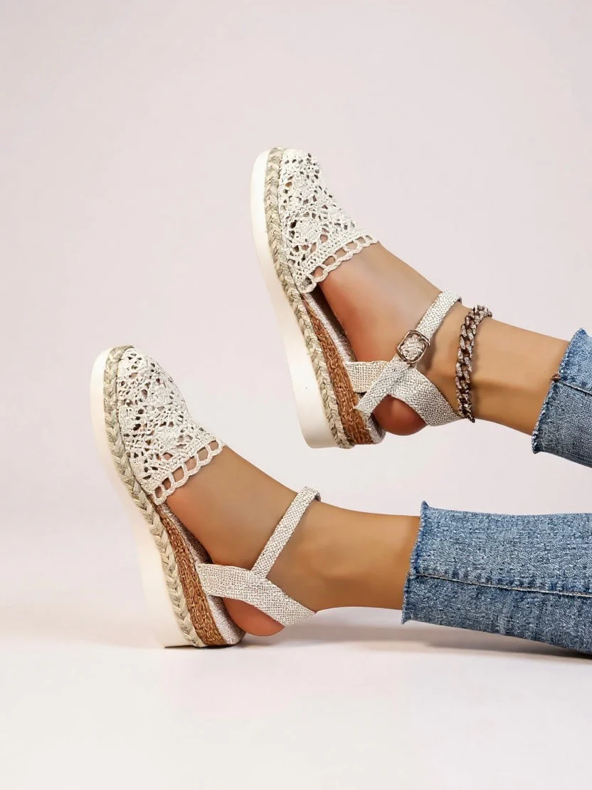 Darby | Women's Boho Woven Platform Sandals - Image 4