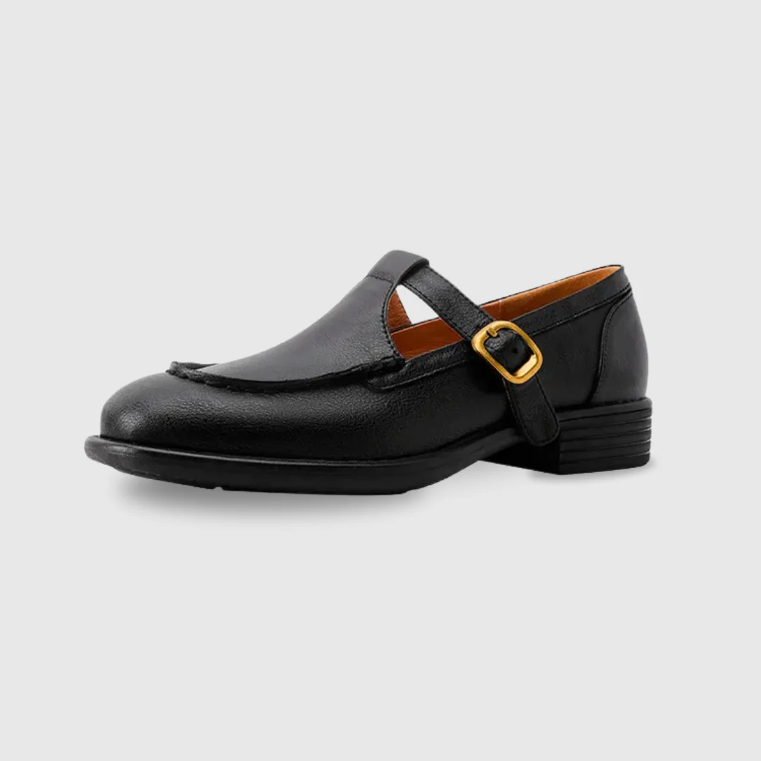 Delia | Women's Retro T-Strap Mary Jane Shoes Round Toe Low Heel - Image 6