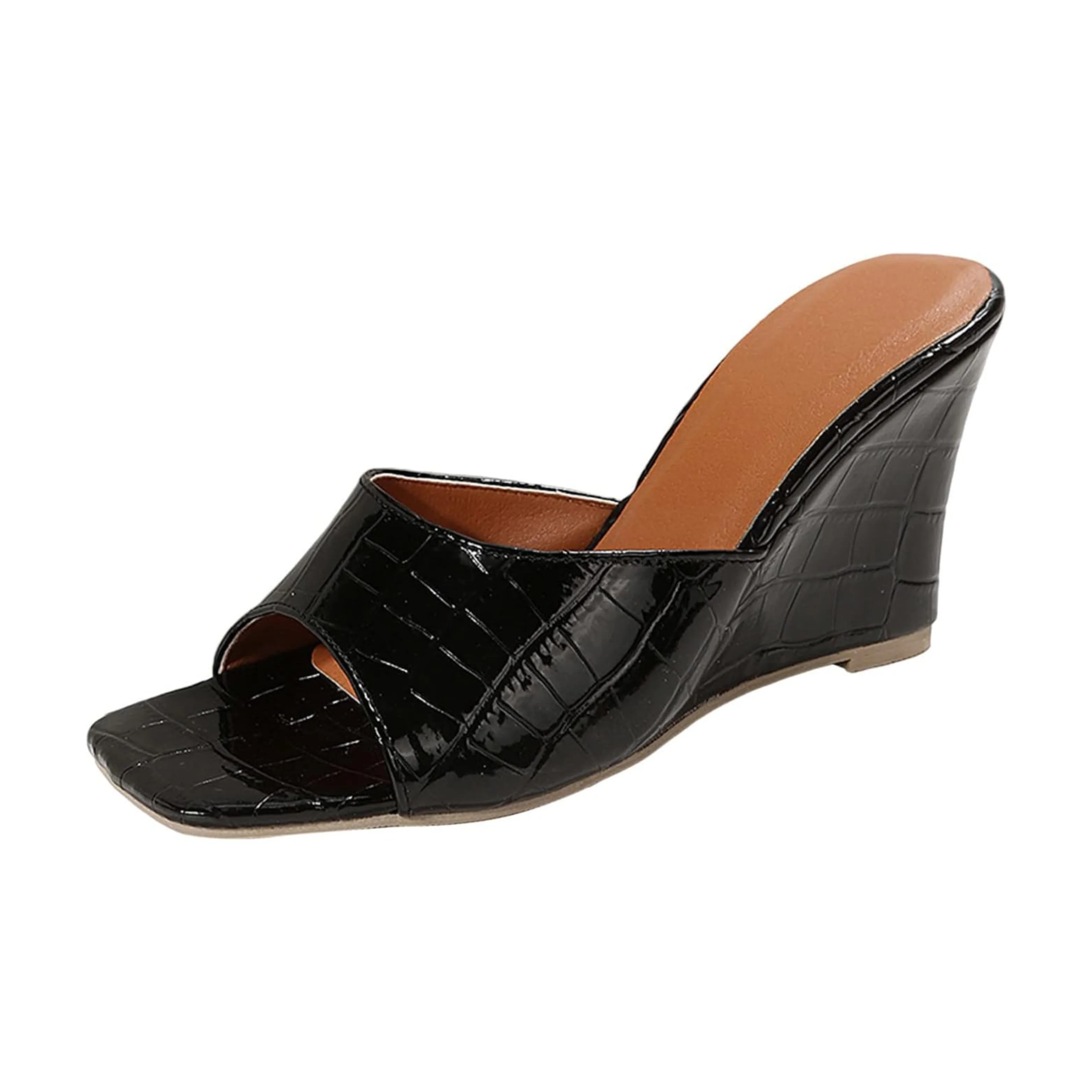 Eden | Women's Leather Wedge Cushioned Shoes - Image 22