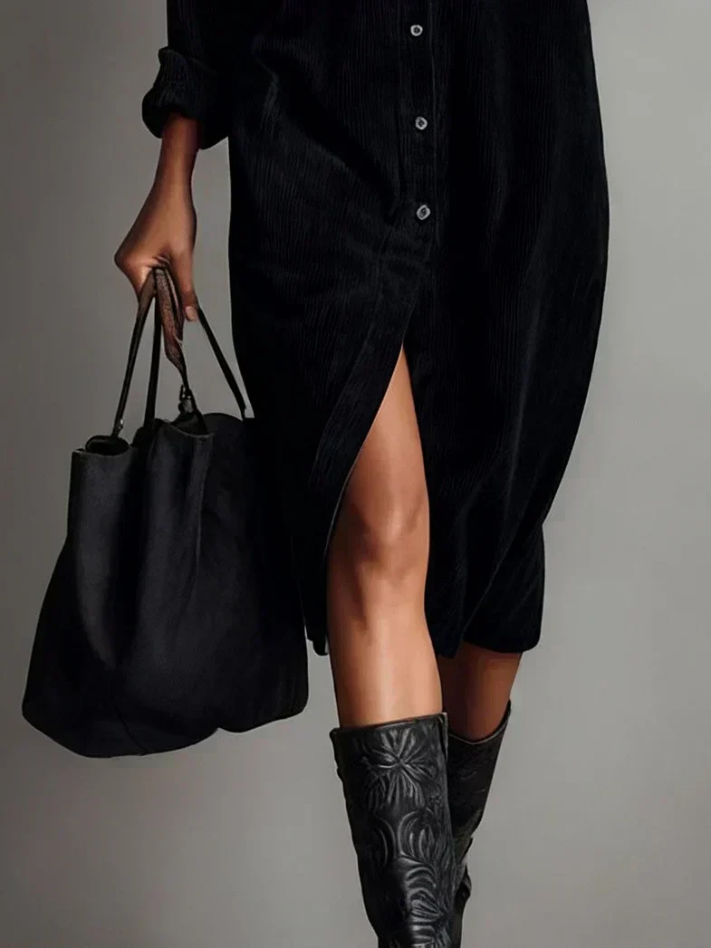 Elle™ | Chic Flared Hem Dress - Image 9