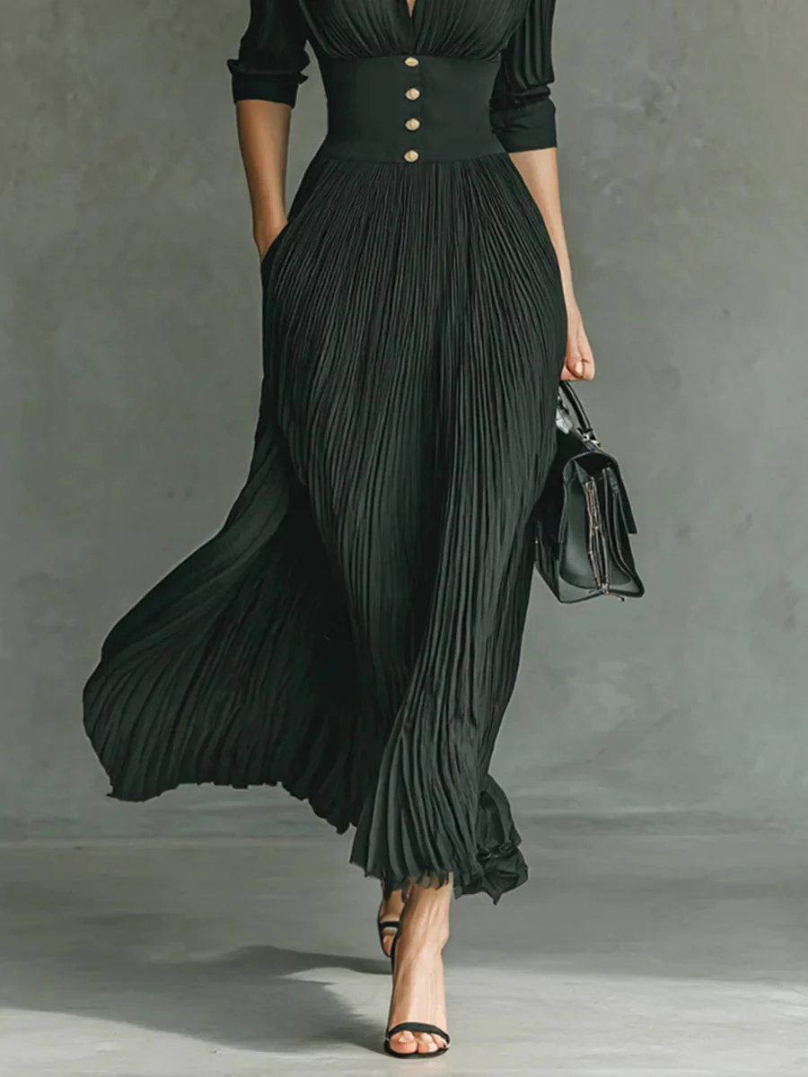 Erica™ | Chic Fitted Waist Dress - Image 4