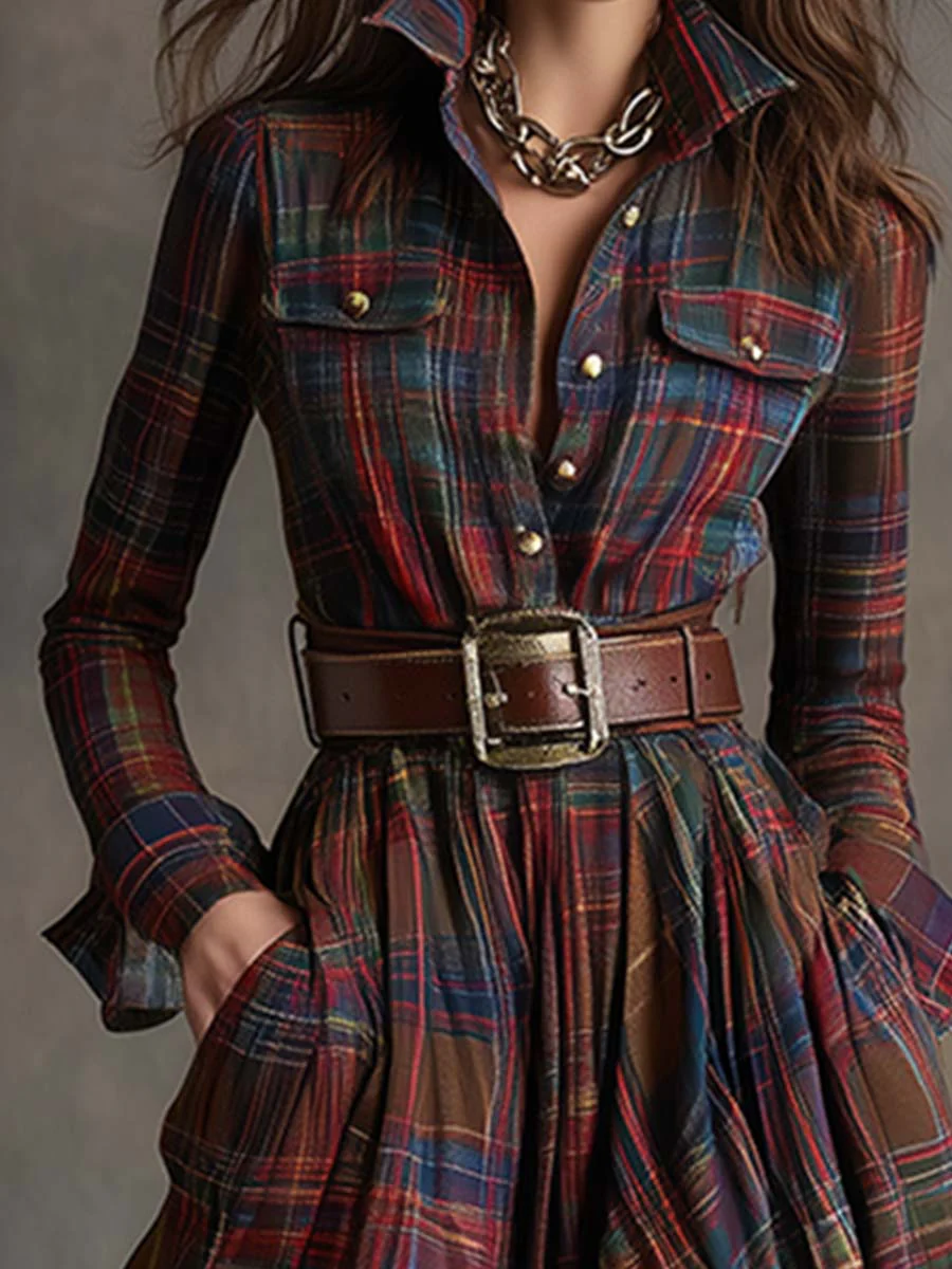 Felicity™ | Classic Button-Up Shirt Dress - Image 7