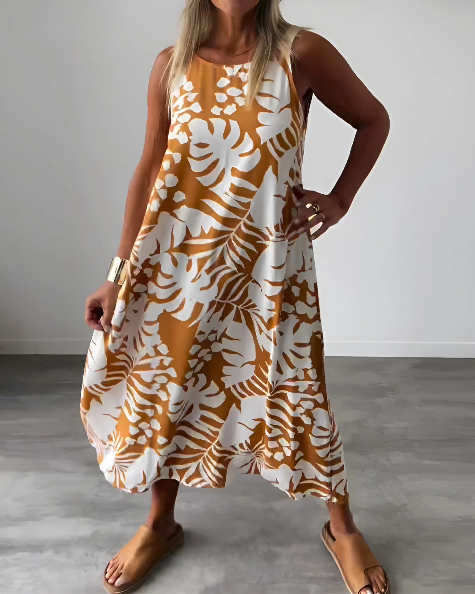 Felicity | Women's Sleeveless Draped Elegant Dress Evening - Image 6
