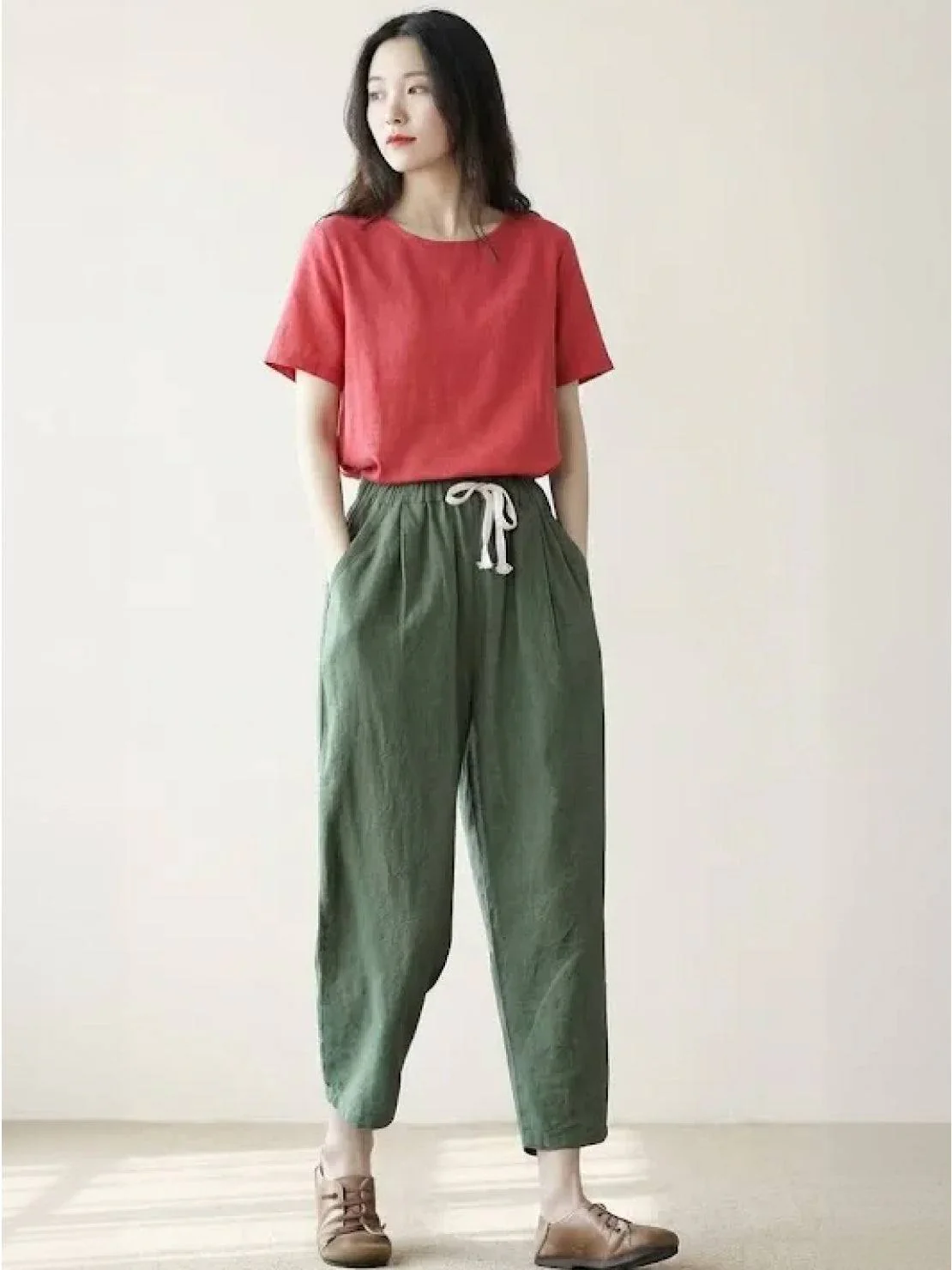 Felicity | Women's Drawstring Casual Pants - Image 29