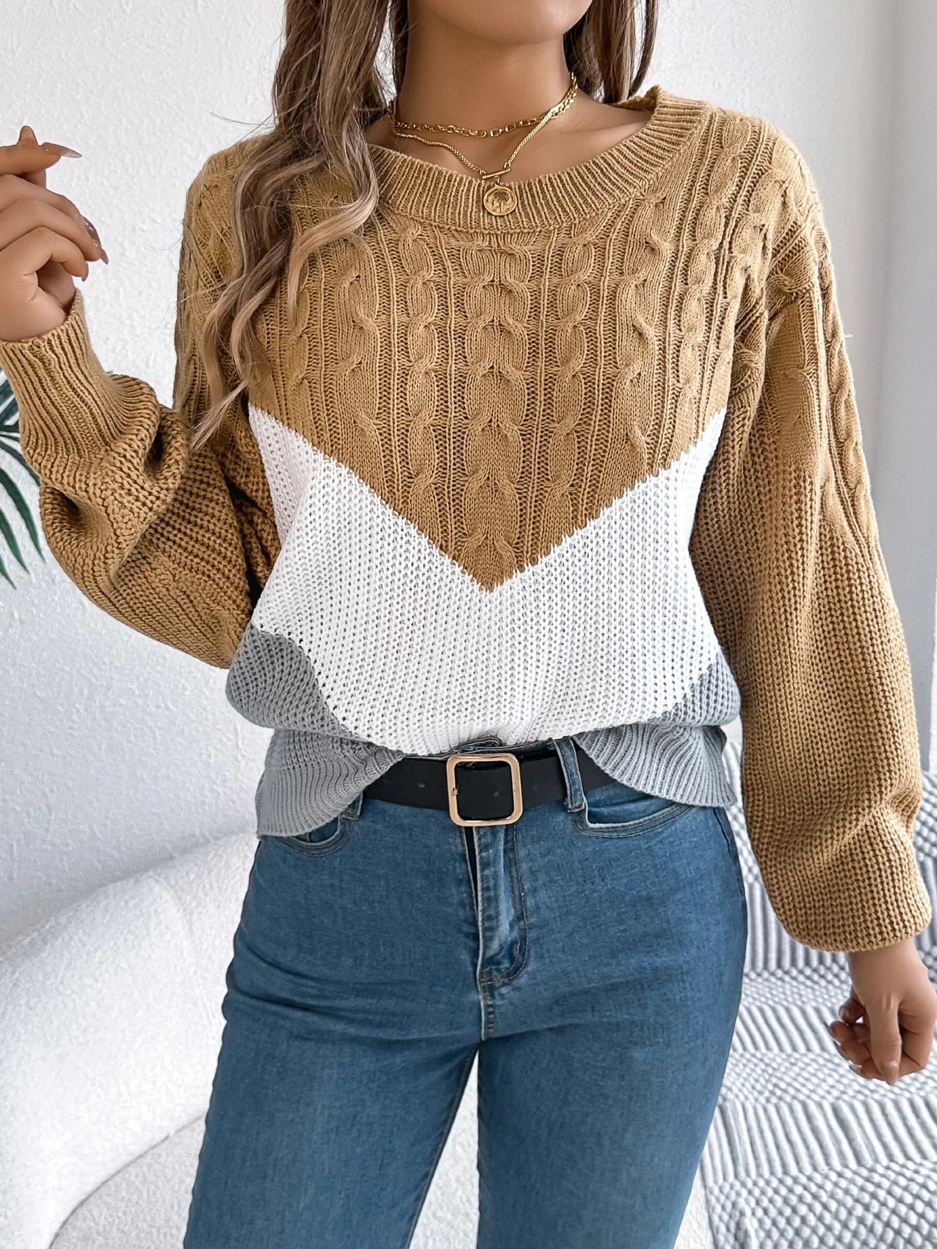 Flora™ | Chevron Stitch Pullover - Image 5