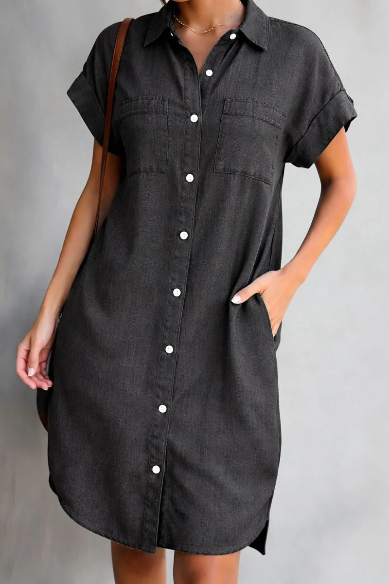 Francesca | Women's Denim Dress Casual - Image 2
