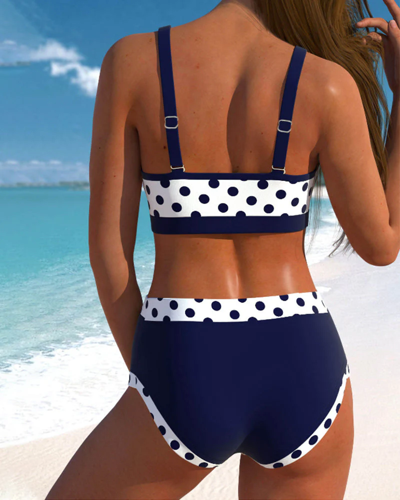 Gabrielle | Women's High Waist Retro Bikini Set - Image 2