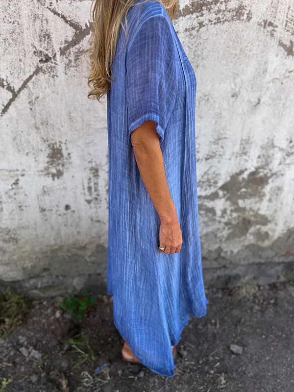 Garnet | Women's Flowy Draped Maxi Dress Cocktail - Image 8
