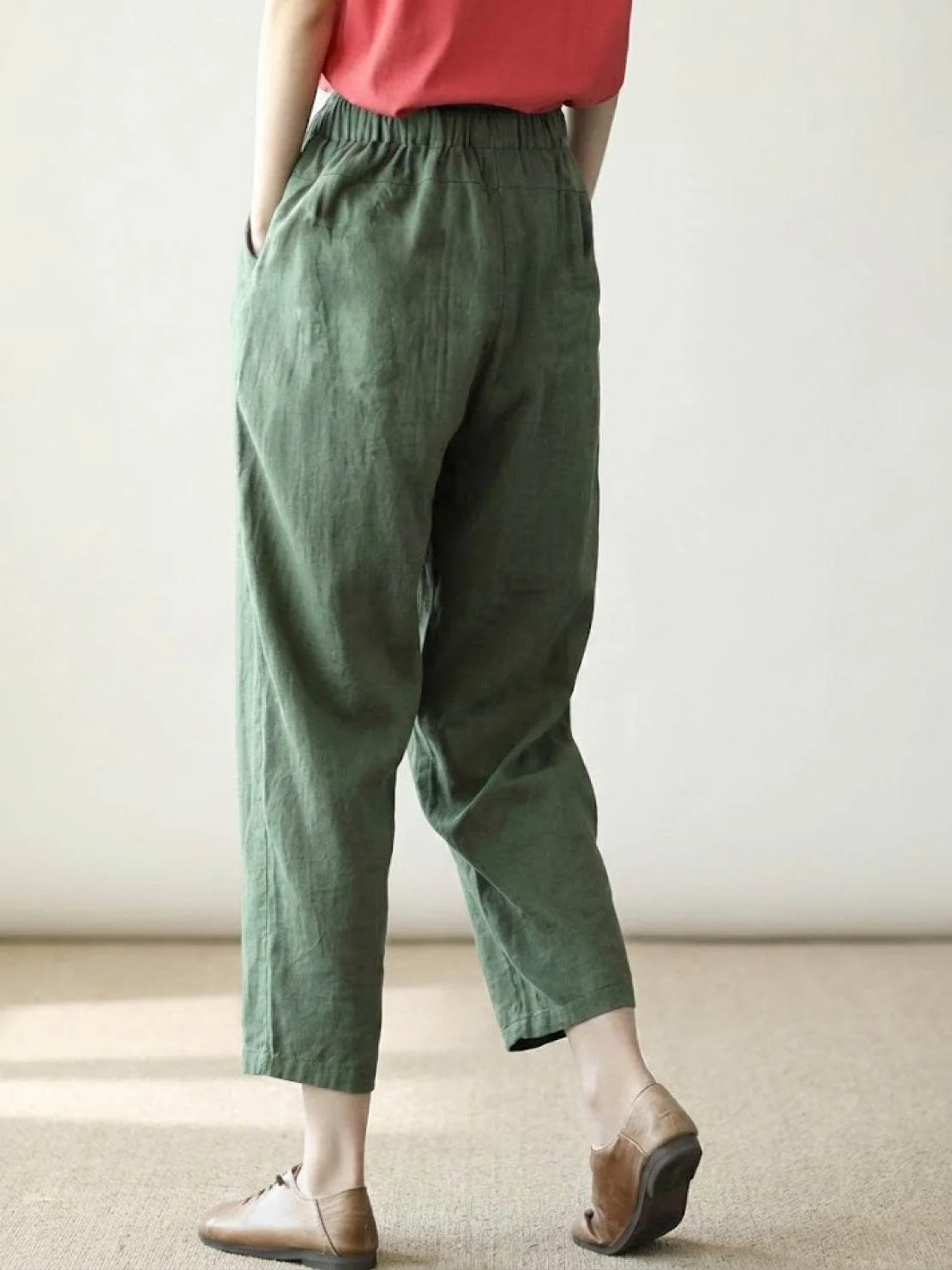 Harper | Women's Casual Drawstring Straight-Leg Casual Pants - Image 27