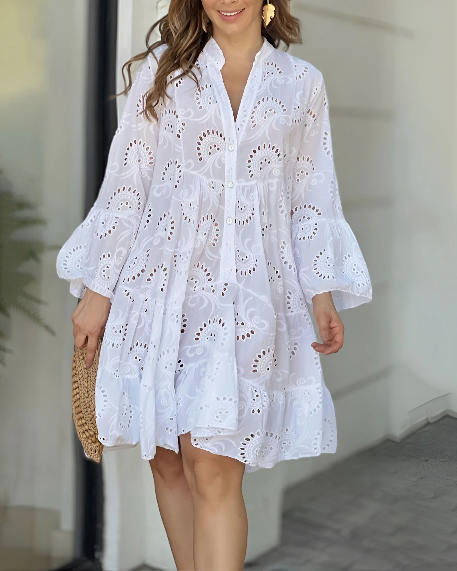 Haven | Women's Tummy Control Flowy Draped Dress Casual Summer