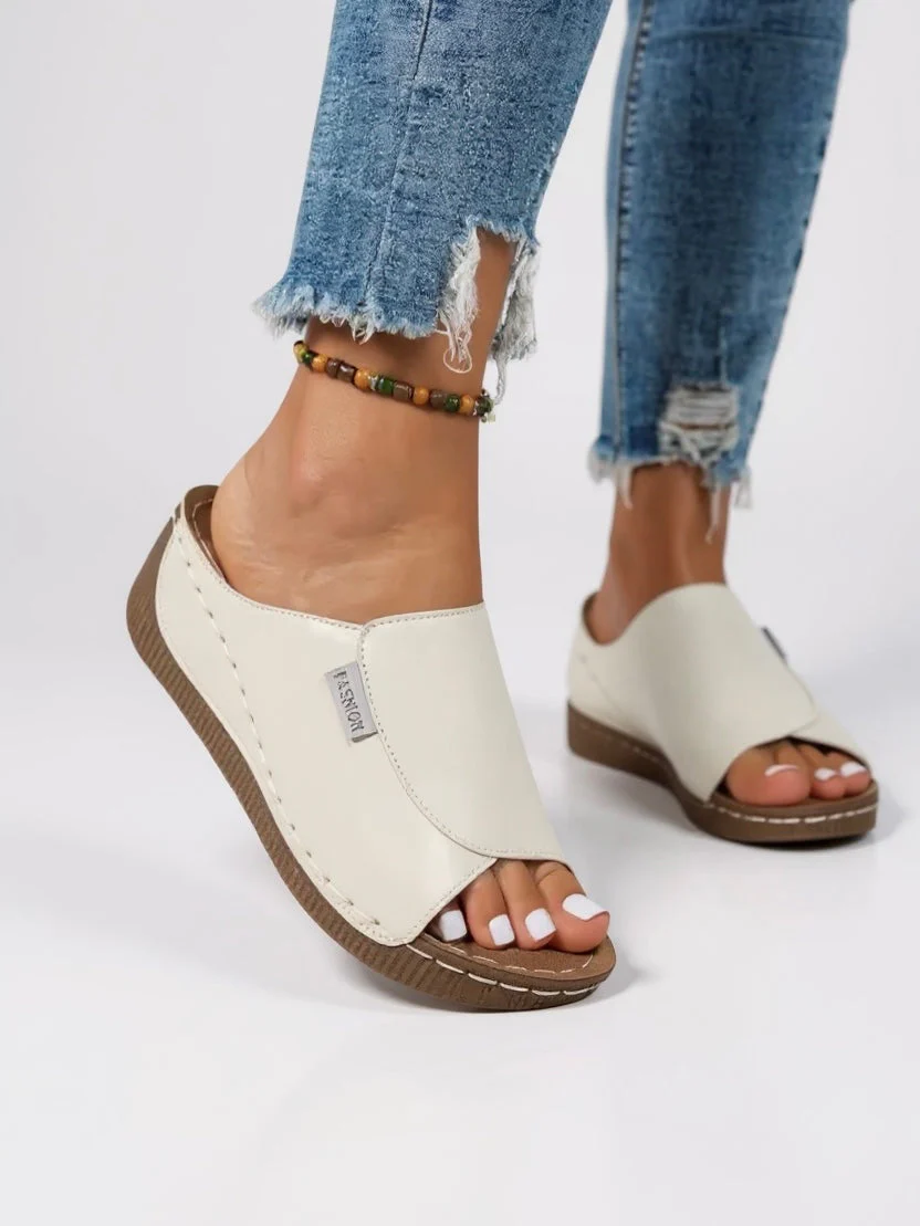 Heather | Women's Platform Cushioned Slides - Image 8